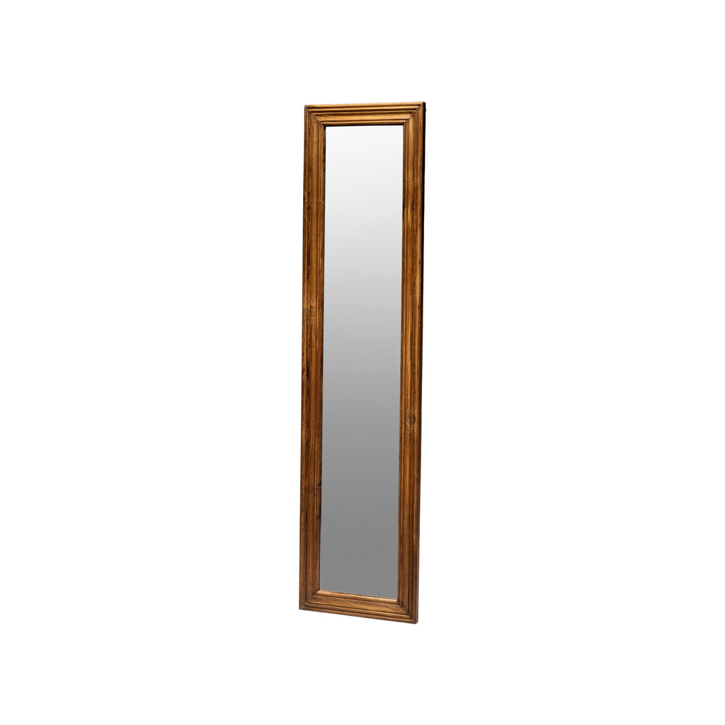 teak wood figure mirror 2