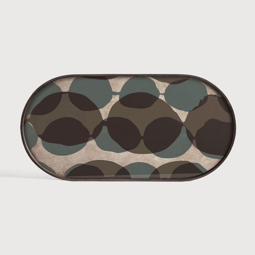 Connected Dots Glass Tray 7