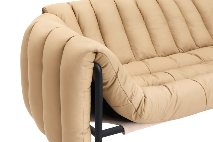 Puffy Sand Leather 2 5 Seater Sofa Hem 20724 13