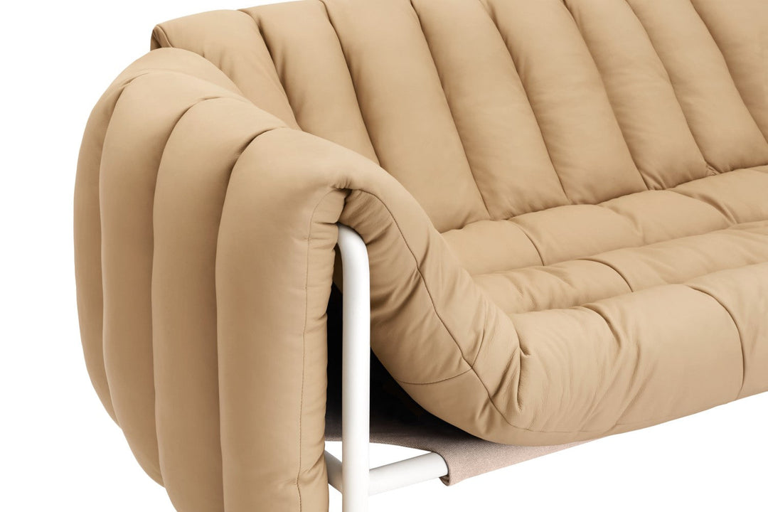 Puffy Sand Leather 2 5 Seater Sofa Hem 20724 14