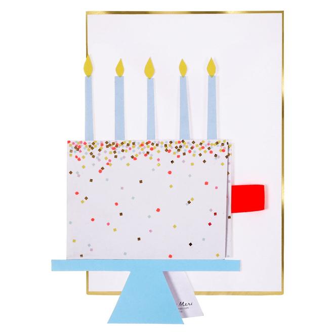 Cake Slice Stand Up Card By Meri Meri 2