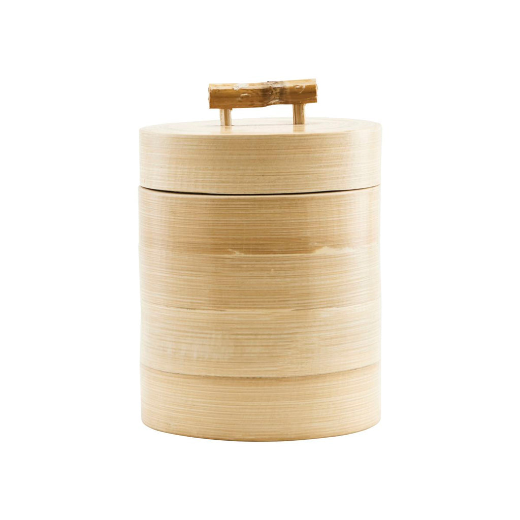 bamboo nature storage w lid by house doctor 212430210 2