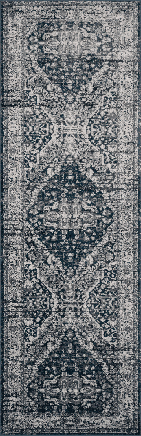 Everly Power Loomed Grey / Midnight Rug Alternate Image 21