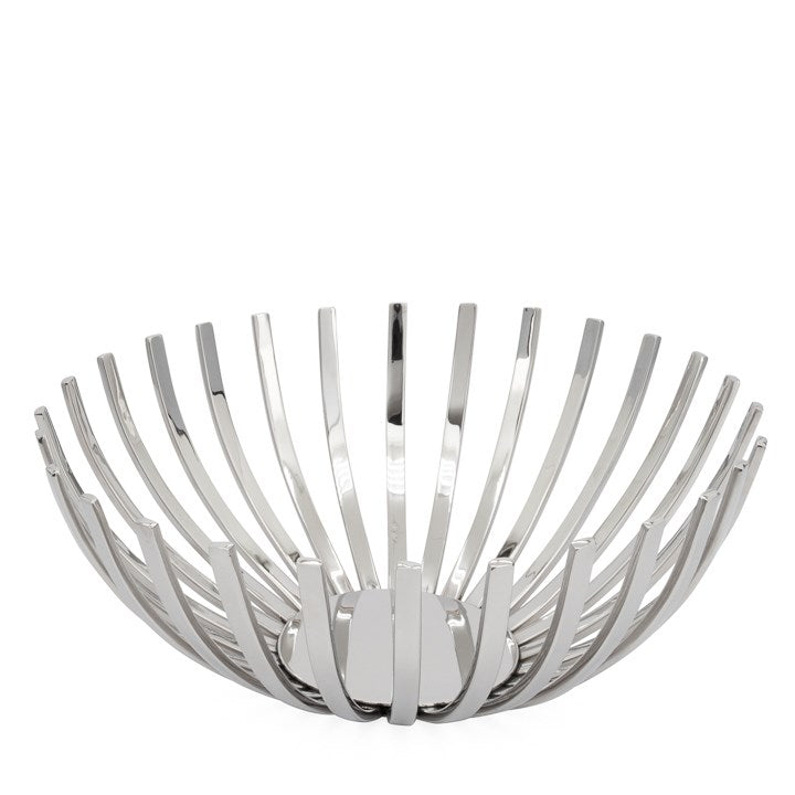 flare rib 12d stainless steel decor bowl by torre tagus 1