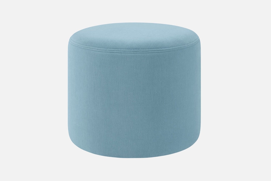 bon light blue round pouf by hem 30504 1