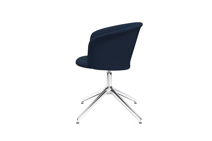Kendo Dark Blue Swivel Chair 4 Star Return Hem 30967 6