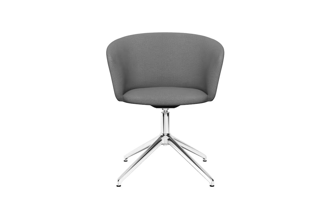 Kendo Grey Swivel Chair 4 Star Return Hem 30971 4