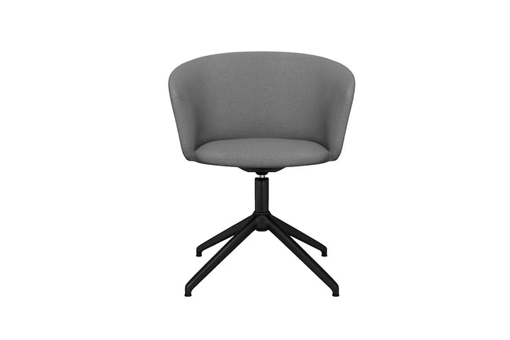 Kendo Grey Swivel Chair 4 Star Return Hem 30971 3