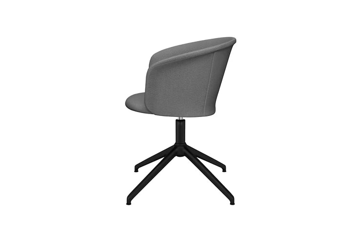 Kendo Grey Swivel Chair 4 Star Return Hem 30971 5