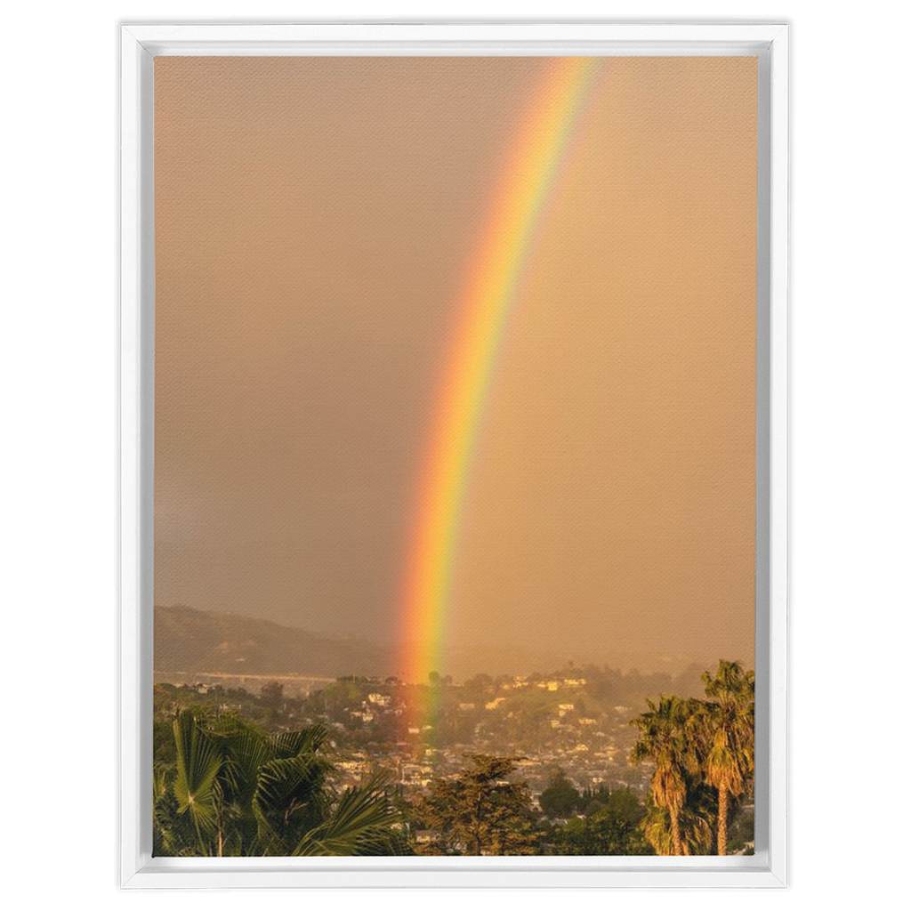 Rainbow 2 Framed Stretched Canvas