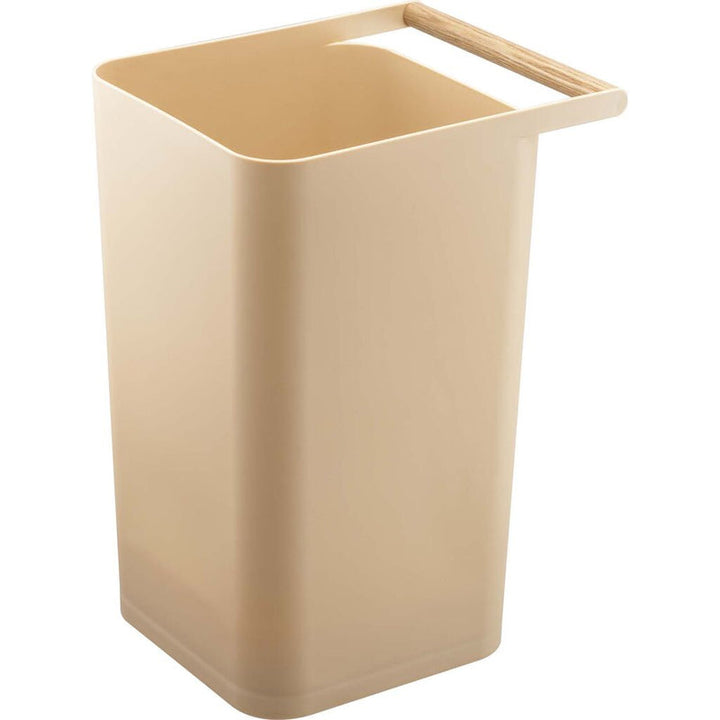 Como Handle 2.5 Gallon Wastebasket in Beige