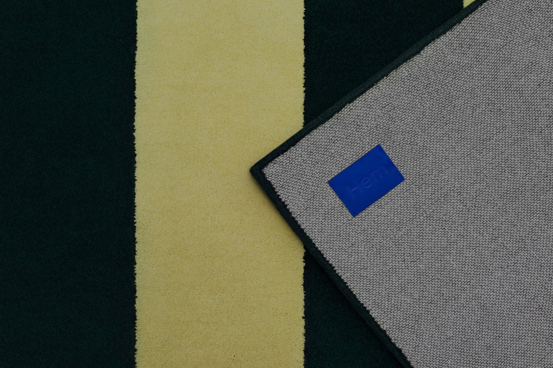 Pattern Pine Pale Lime Stripe Rug Hem Hem 31366 3