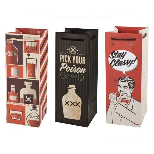 Assorted Retro Drinking Icon Gift Bags 1