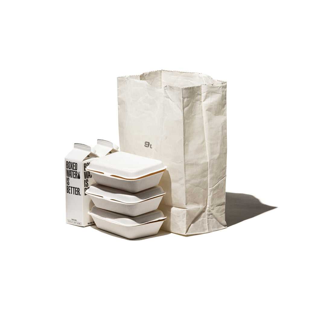 grocery bag 9l brown design by puebco 2