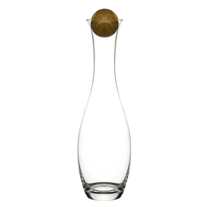 nature carafe bottle with oak stopper by sagaform 5018258 2