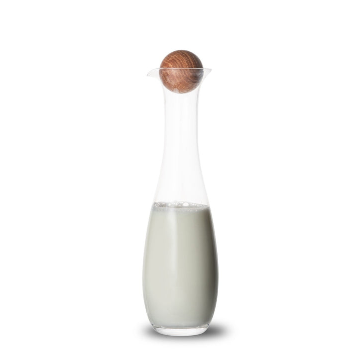 nature carafe bottle with oak stopper by sagaform 5018258 1