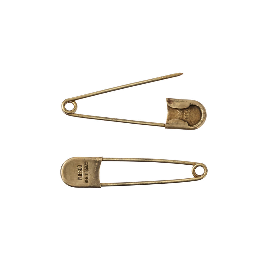 brass safety pin 13cm 1