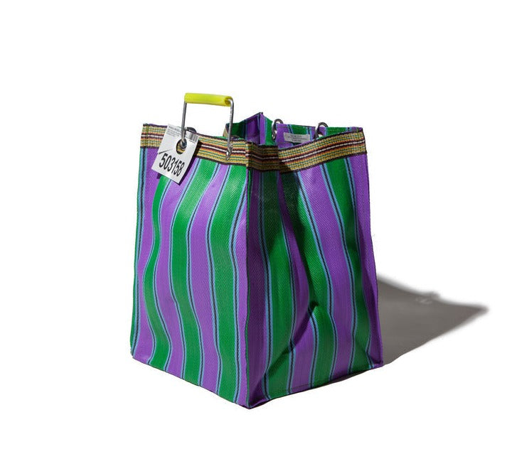 recycled plastic stripe bag rectangle d30 by puebco 503219 6