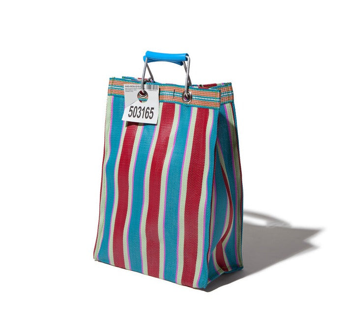 recycled plastic stripe bag rectangle d15 by puebco 503332 2