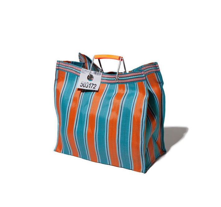 recycled plastic stripe bag square by puebco 503271 4