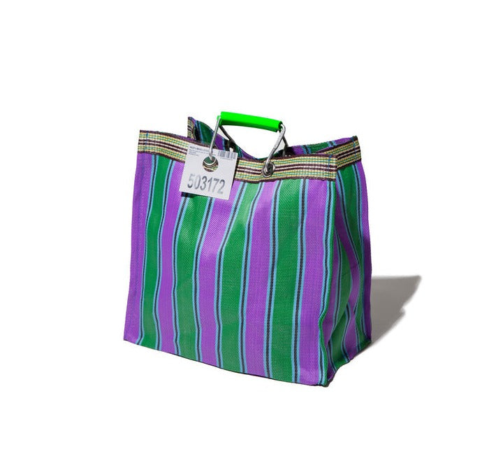 recycled plastic stripe bag square by puebco 503271 6