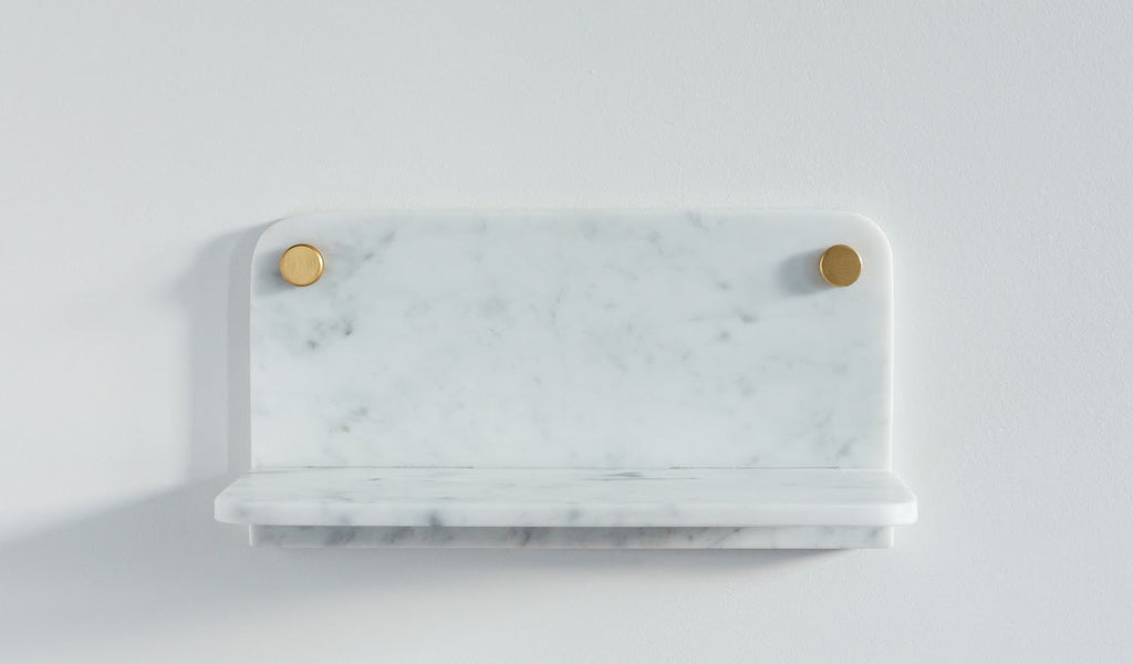 Marble Stone Shelf by Fort Standard