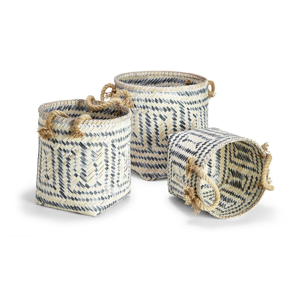 perivilos hand crafted baskets set of 3 3