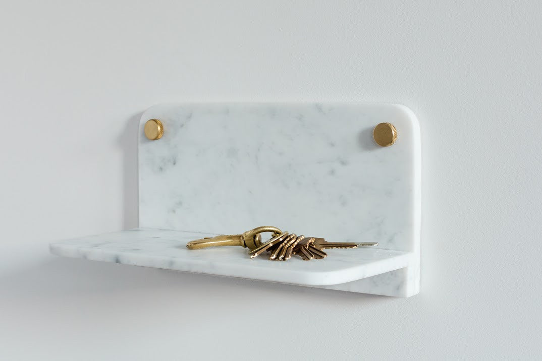 Marble Stone Shelf by Fort Standard