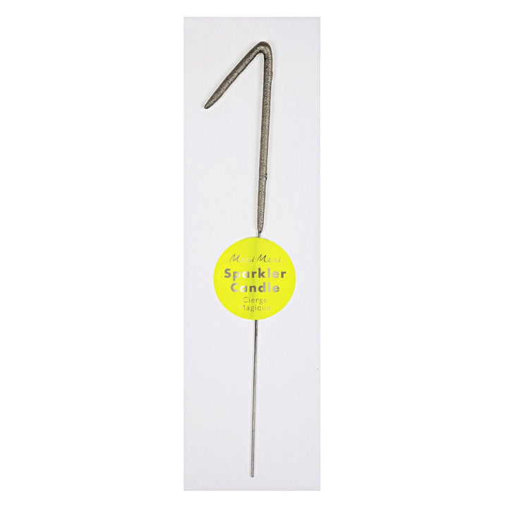 Silver Sparkler Numbers 0 To 9 Candles By Meri Meri 2