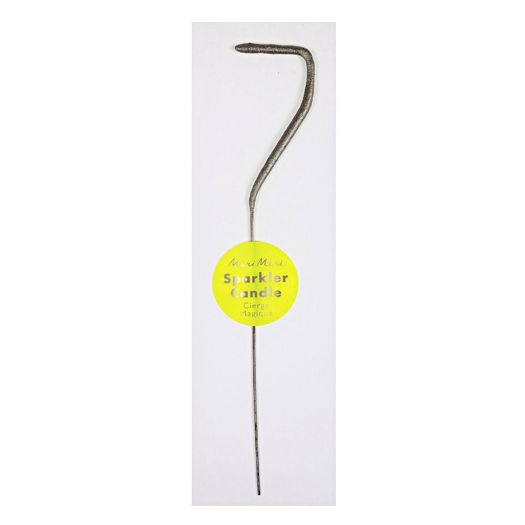 Silver Sparkler Numbers 0 To 9 Candles By Meri Meri 8