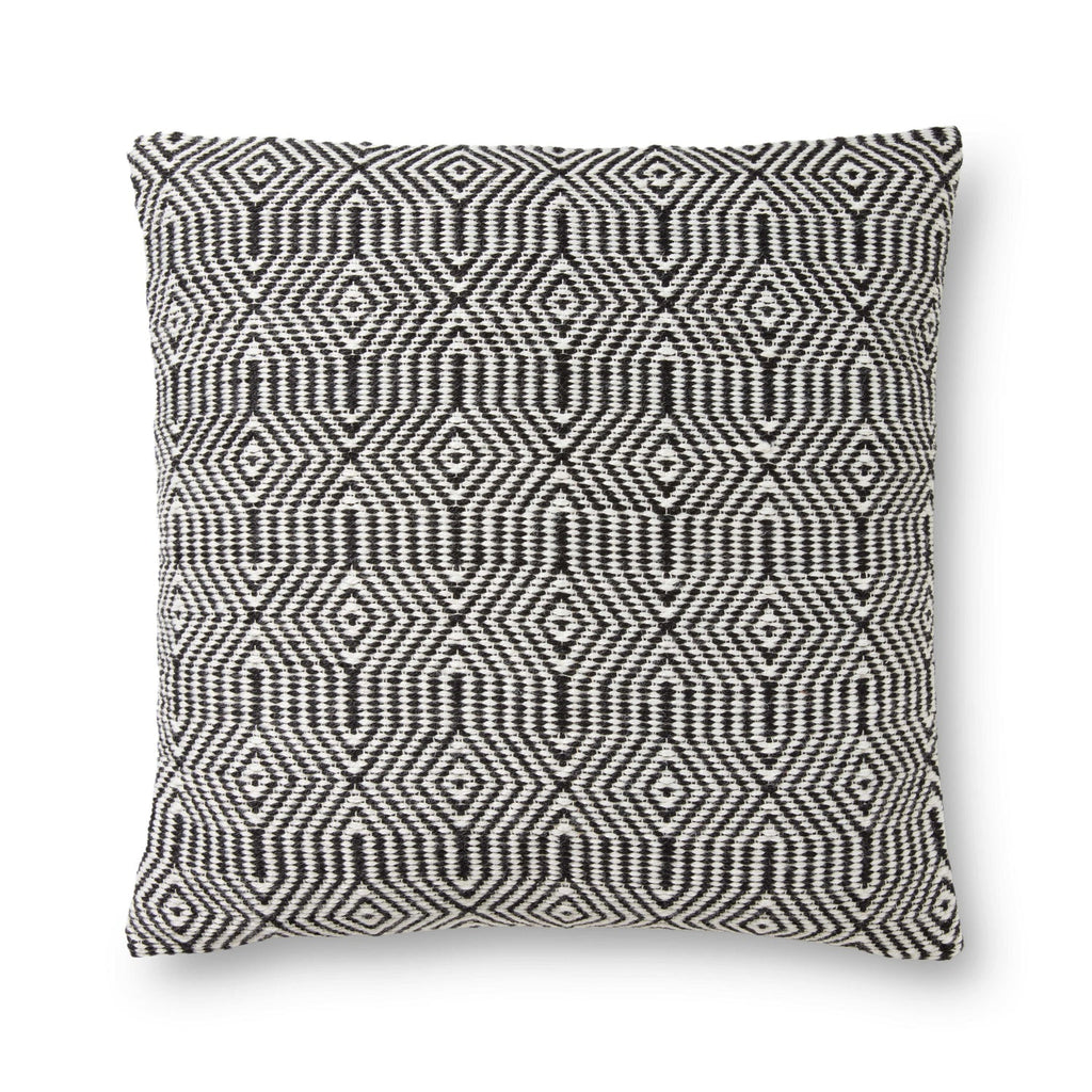Black / White Pillow Flatshot Image 1