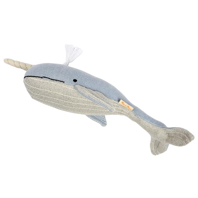 Milo Narwhal Small Toy By Meri Meri 1