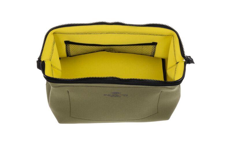 Wired Pouch Large Olive Yellow Design By Puebco 1