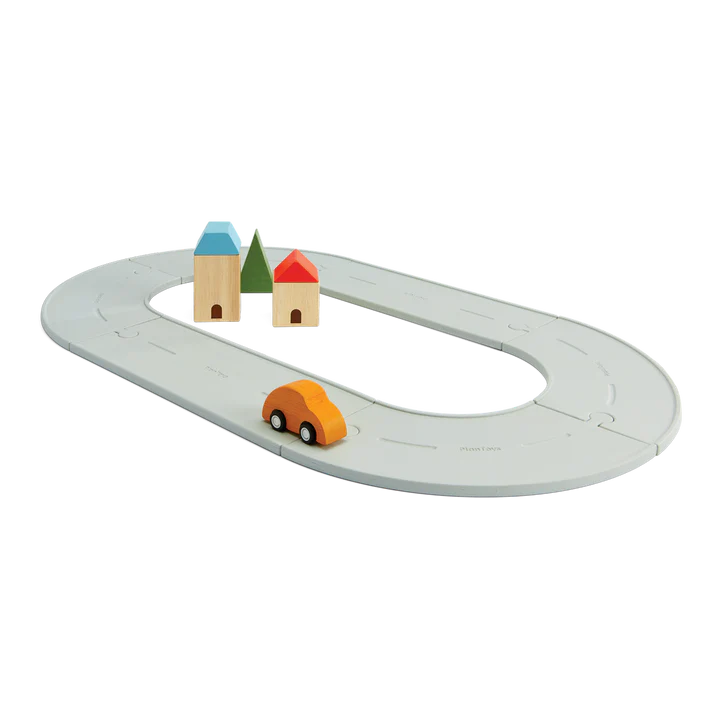 rubber road rail set small by plan toys pl 6300 2