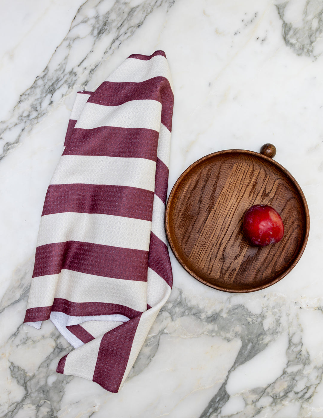Red Stripe Dish Towel