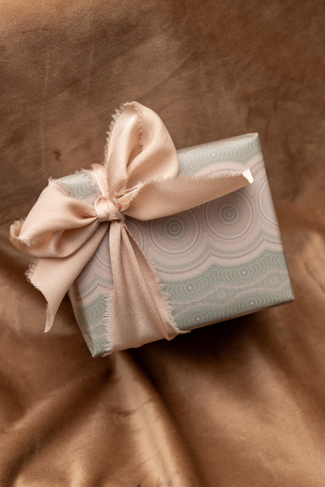 Sage Cream Wrapping Paper