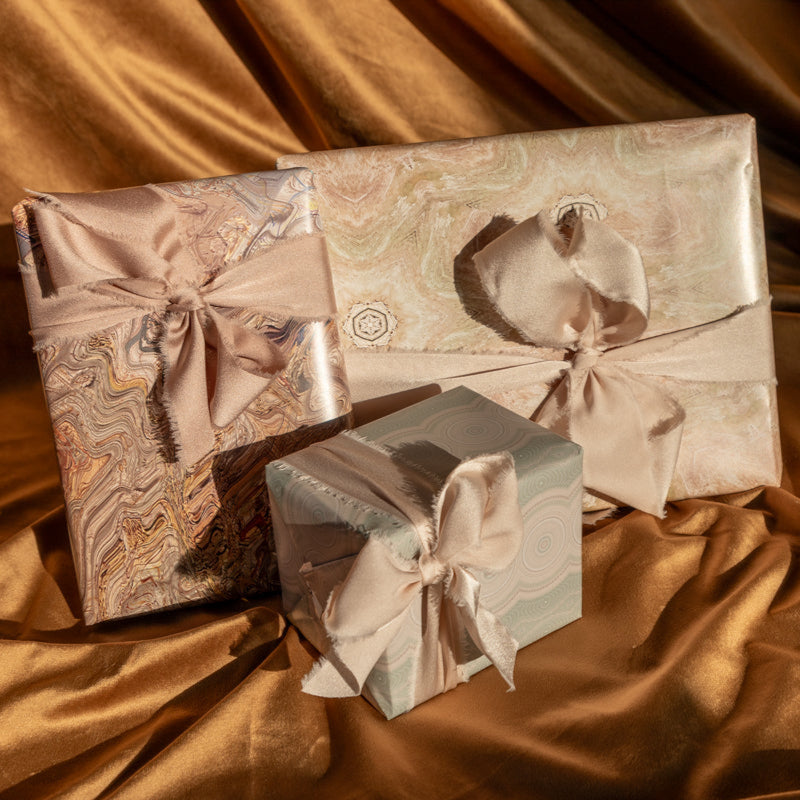 Sage Cream Wrapping Paper