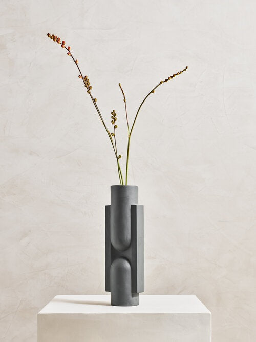 kala slender ceramic vase design by light and ladder 1