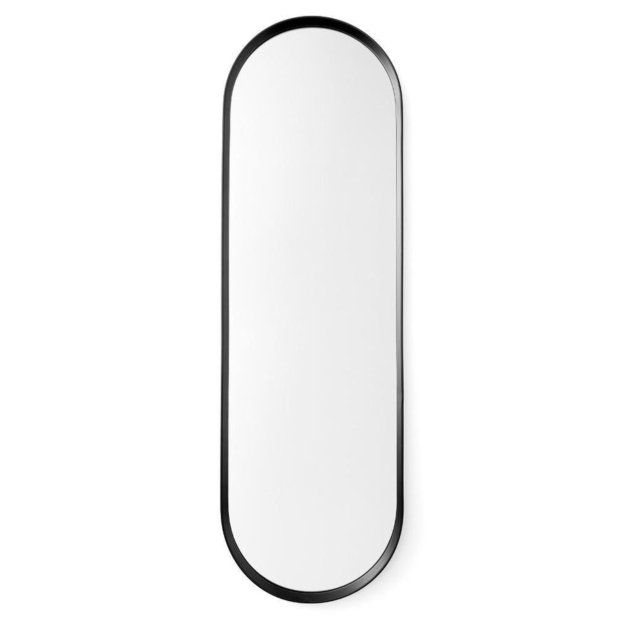 Oval Wall Mirror in Black design by Menu