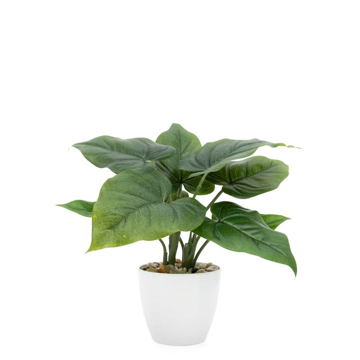 villa 4 5 diameter faux potted 10 plant in calla leaf design by torre tagus 2