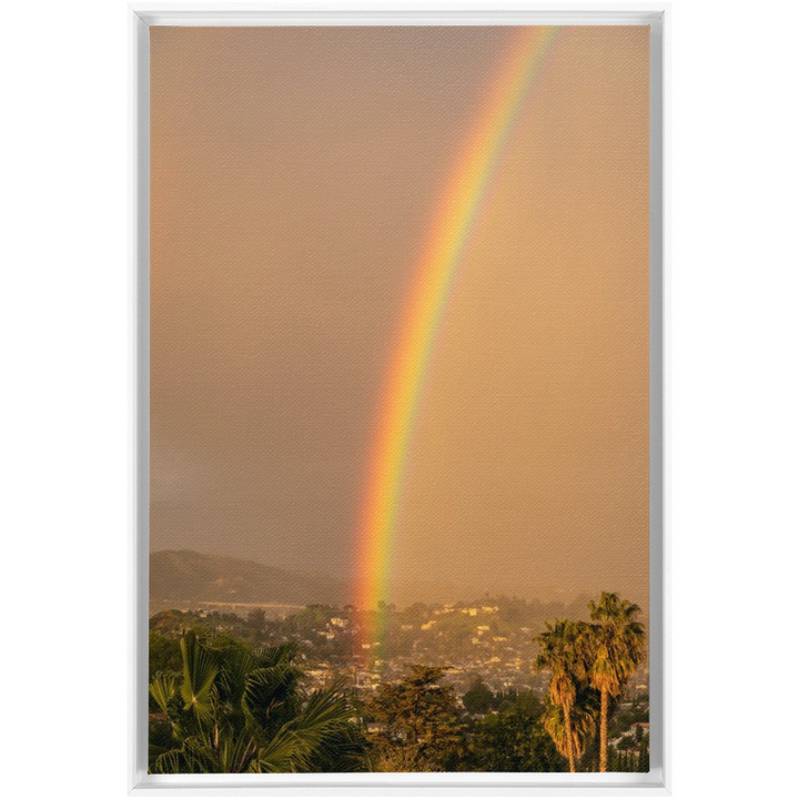 Rainbow 2 Framed Stretched Canvas