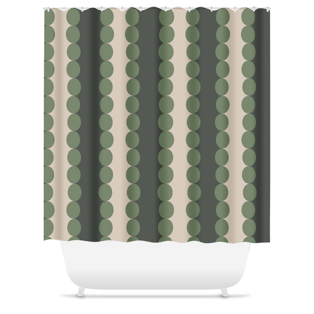 Peas Shower Curtain