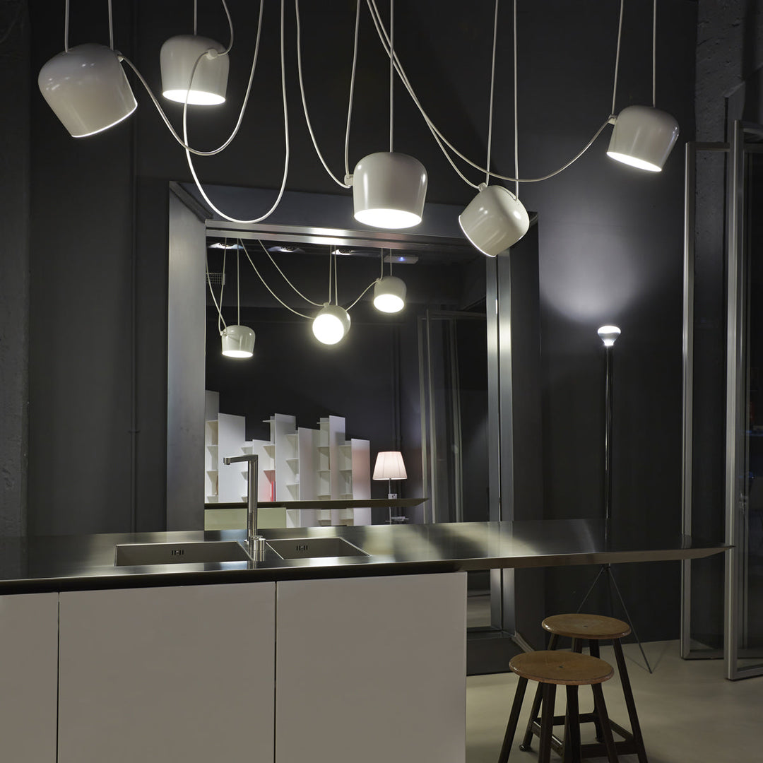 Aim Aluminum Pendant Lighting in Various Colors & Sizes