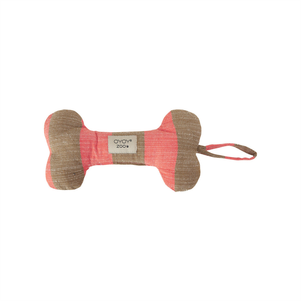 ashi dog toy cherry red taupe 1