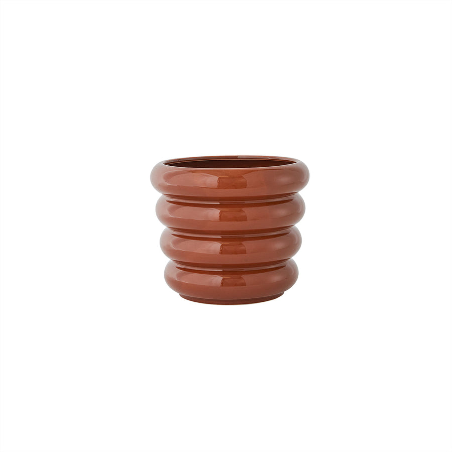 awa pot large shiny caramel 1