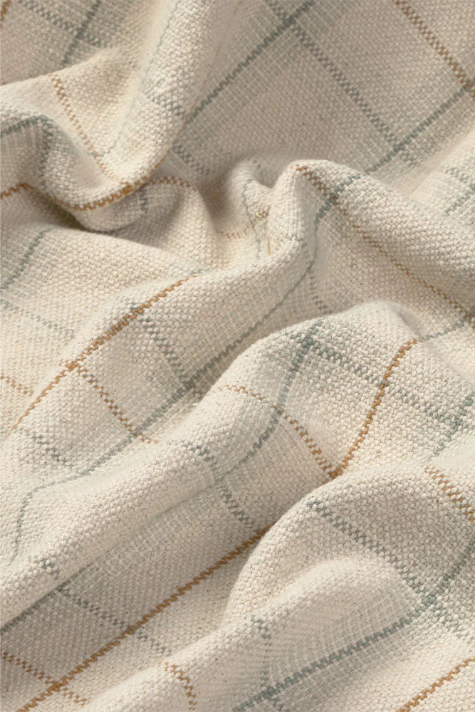 Handloom Kid Bed Throw Tartan Lorena Canals Blk Hl Tar Bs 3