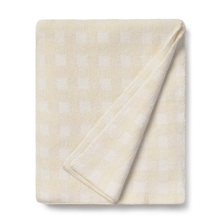 Vichy Knitted Blanket Lorena Canals Blk Vichy Ivo 1