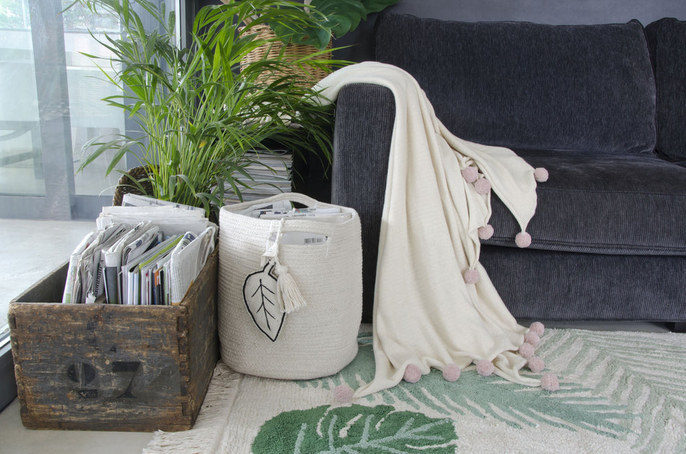 Leaf Basket in Natural design by Lorena Canals