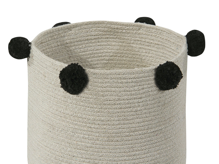 Bubbly Basket in Natural & Black design by Lorena Canals