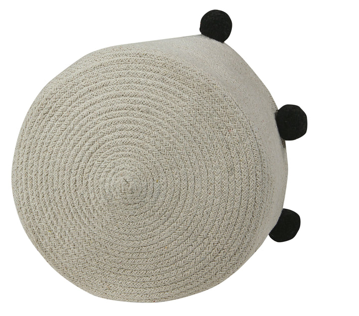 Bubbly Basket in Natural & Black design by Lorena Canals
